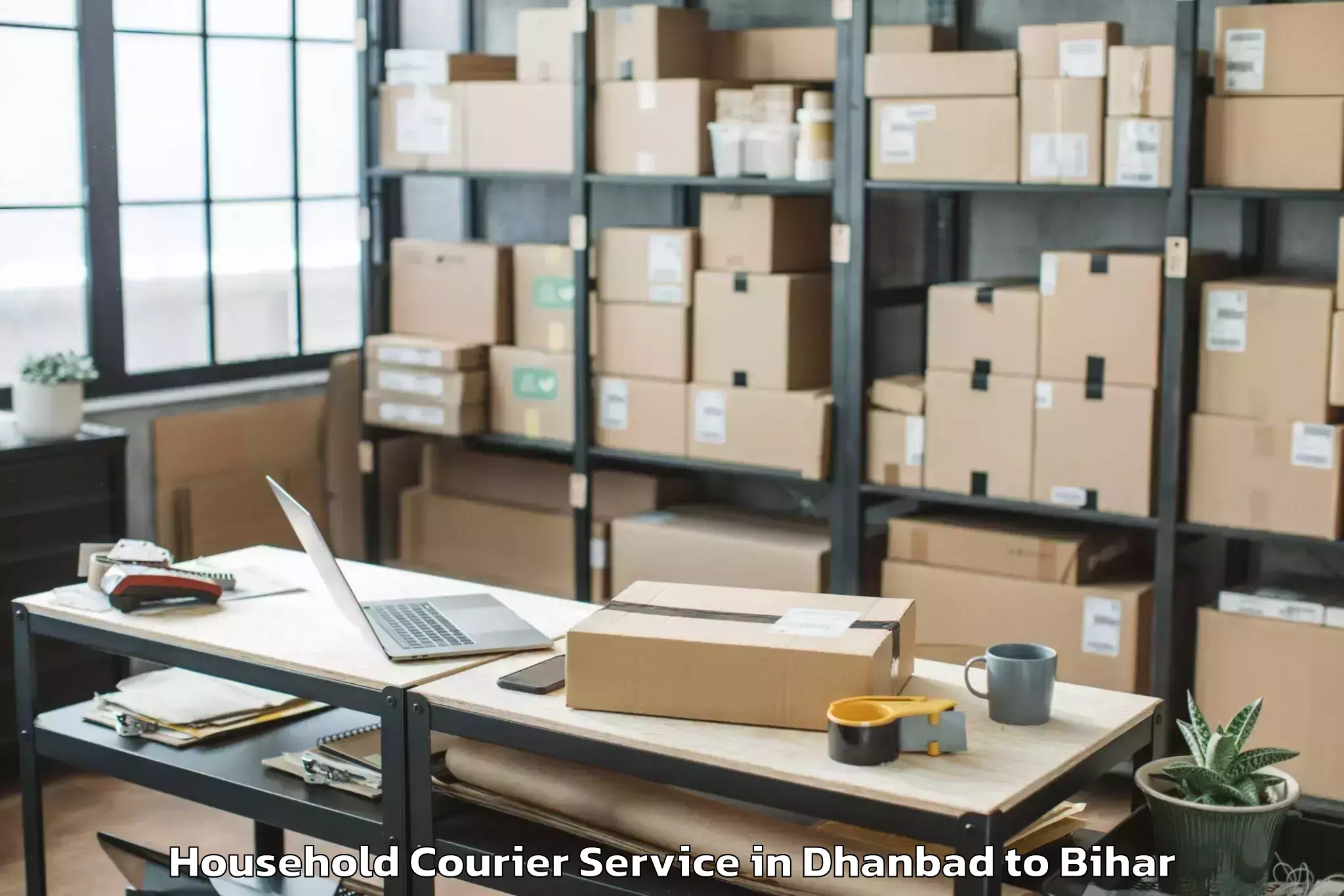 Professional Dhanbad to Lauriya Household Courier